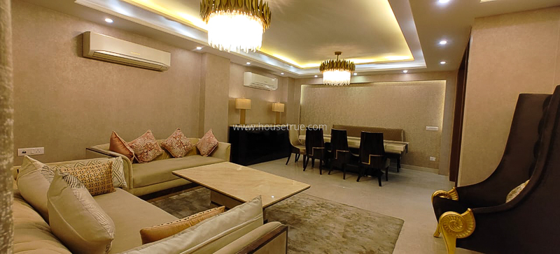 3 BHK Flat For Rent in Defence Colony