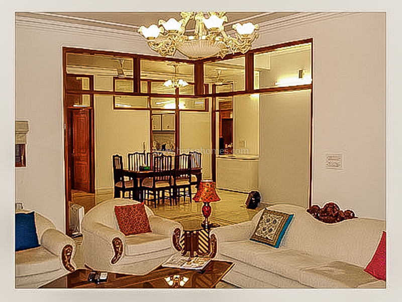 3 BHK Flat For Rent in Defence Colony