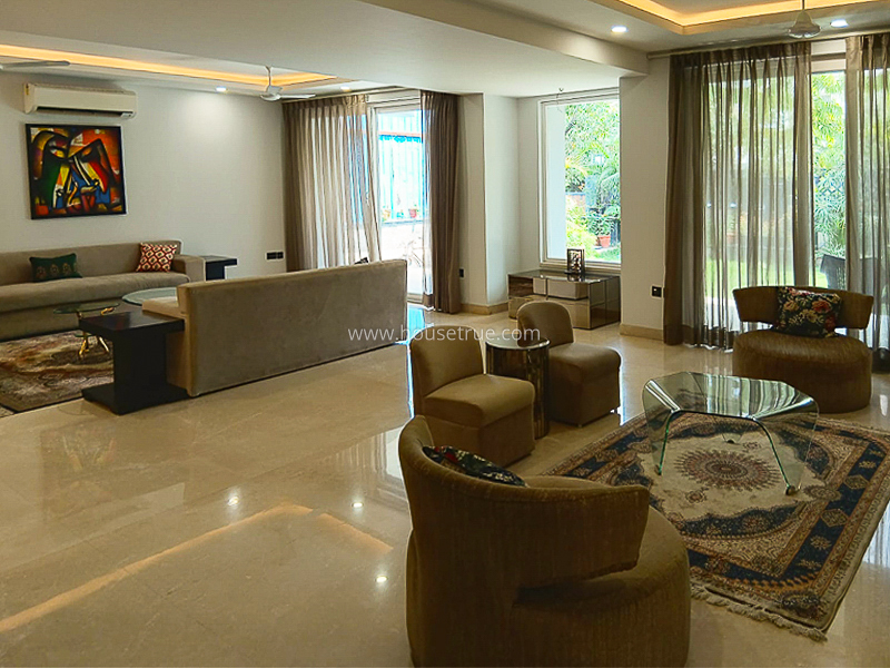 6 BHK House For Rent in New Friends Colony