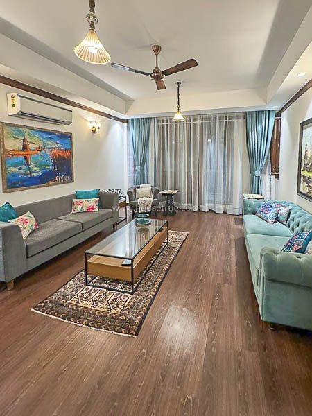 3 BHK Builder Floor For Rent in Golf Links