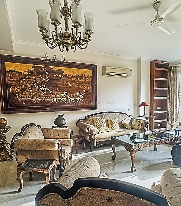 4 BHK Flat For Rent in Chanakyapuri