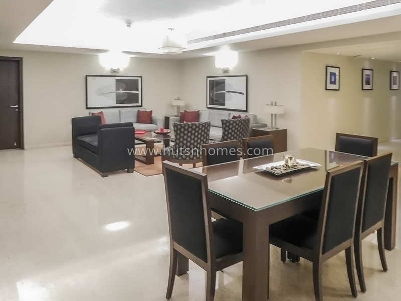 3 BHK Flat For Rent in Friends Colony West