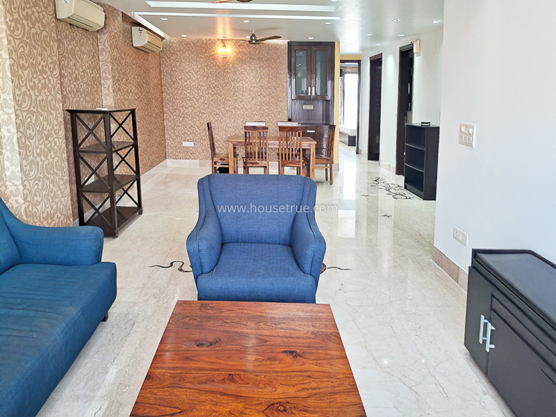 3 BHK Flat For Rent in Defence Colony